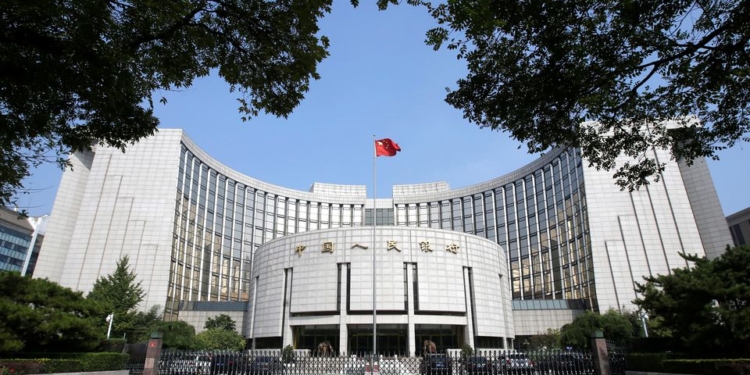 Headquarters of the People's Bank of China (PBOC), the central bank, is pictured in Beijing, China September 28, 2018. REUTERS/Jason Lee/ File Photo