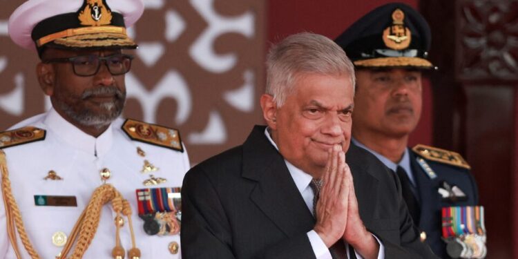 Sri Lanka's President Ranil Wickremesinghe