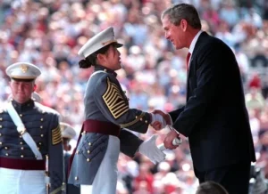 President George W Bush