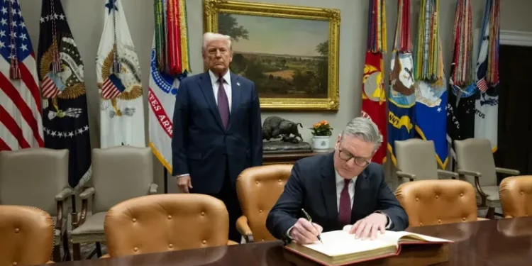 Donald Trump met with Keir Starmer