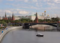 the Kremlin on the bank of the Moskva Rive