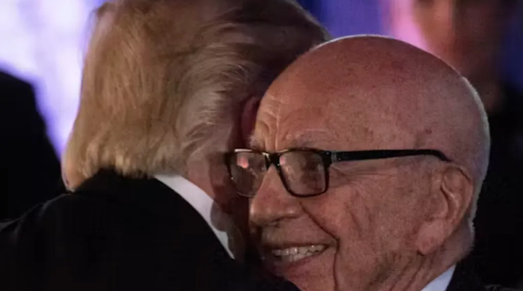 ডোনাল্ড ট্রাম্প এবং রুপার্ট মারডক একসময় ঘনিষ্ঠ ছিলেন। ছবি: গেটি দ্য কনভার্সেশনের মাধ্যমে