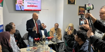 ইউকে বাংলা রিপোর্টার্স ইউনিটির সাথে মেয়র প্রার্থী সিরাজুল ইসলামের মতবিনিময়