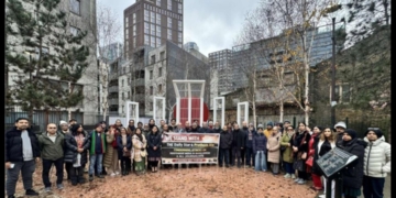 পত্রিকা অফিসে হামলার প্রতিবাদে লন্ডনে সাংবাদিকদের র‍্যালি