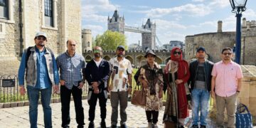 ইউকে বাংলা রিপোর্টার্স ইউনিটির টাওয়ার অব লন্ডন পরিদর্শন