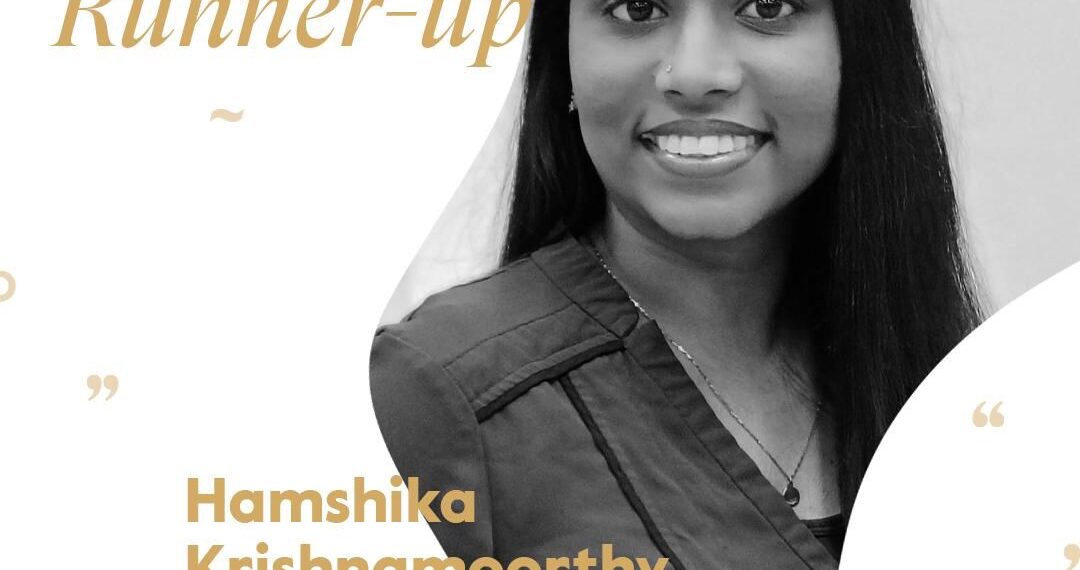 Tamil journalist Hamshika Krishnamoorthy is the runner-up for the 2026 Immigration Journalism Award
