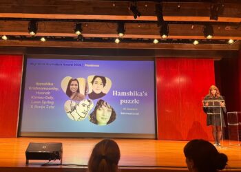 Tamil journalist Hamshika Krishnamoorthy is the runner-up for the 2026 Immigration Journalism Award