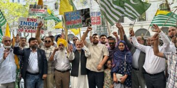 Kashmir and Khalistan Black Day Protest Held Outside Indian High Commission in London