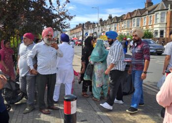 Sikh community’s religious festival of ‘Guru Granth Sahib Ji’ on the streets of London