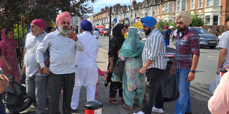 Sikh community’s religious festival of ‘Guru Granth Sahib Ji’ on the streets of London